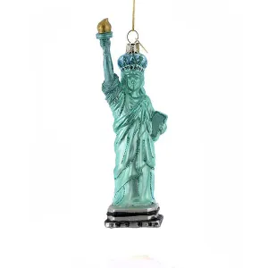 Noble Gems New York Statue of Liberty Glass Ornament, NB1008