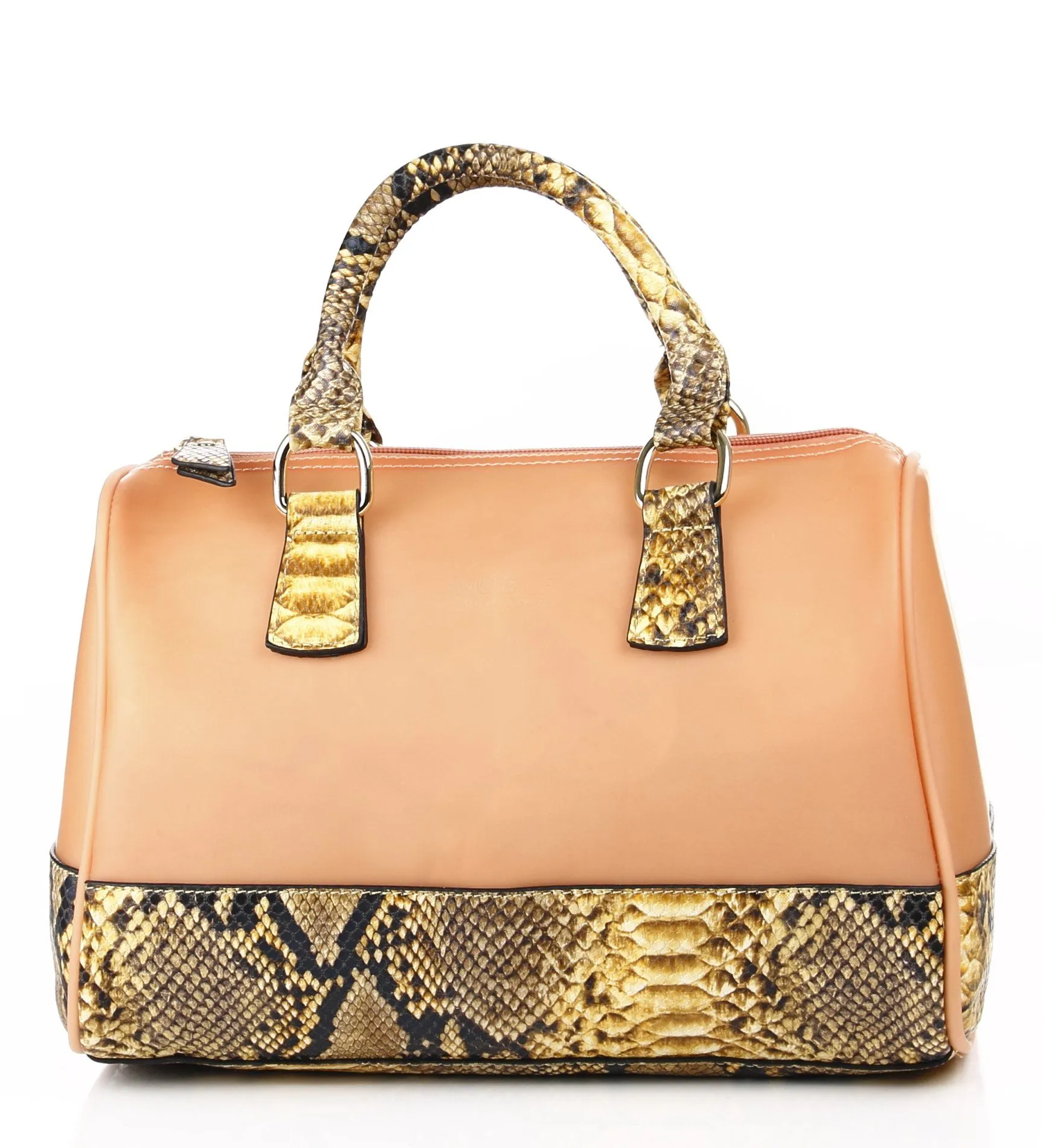 Noble Mount Snake Accent Lorraine Satchel Bag