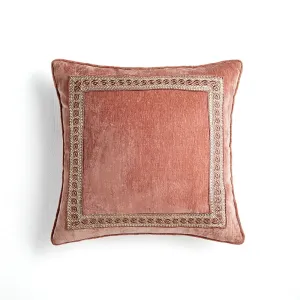 Noblesse European Style Pillow Covers, Lotus Pink