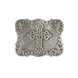 Nocona Silver Cross - Belt Buckle