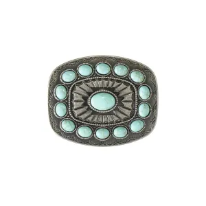 Nocona Southwest Turquoise Stone - Belt Buckle