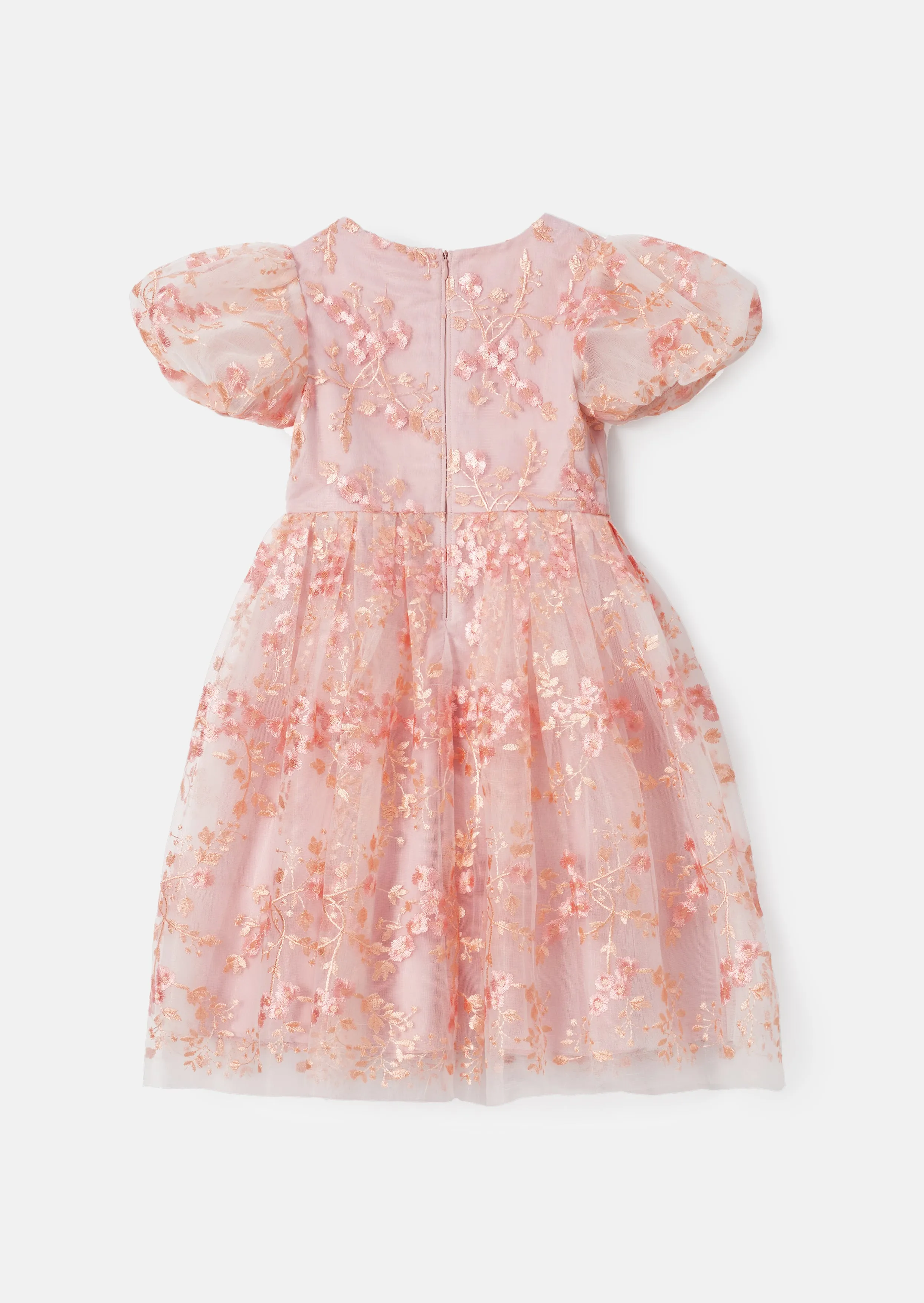 Noemie Pink Embroidered Dress