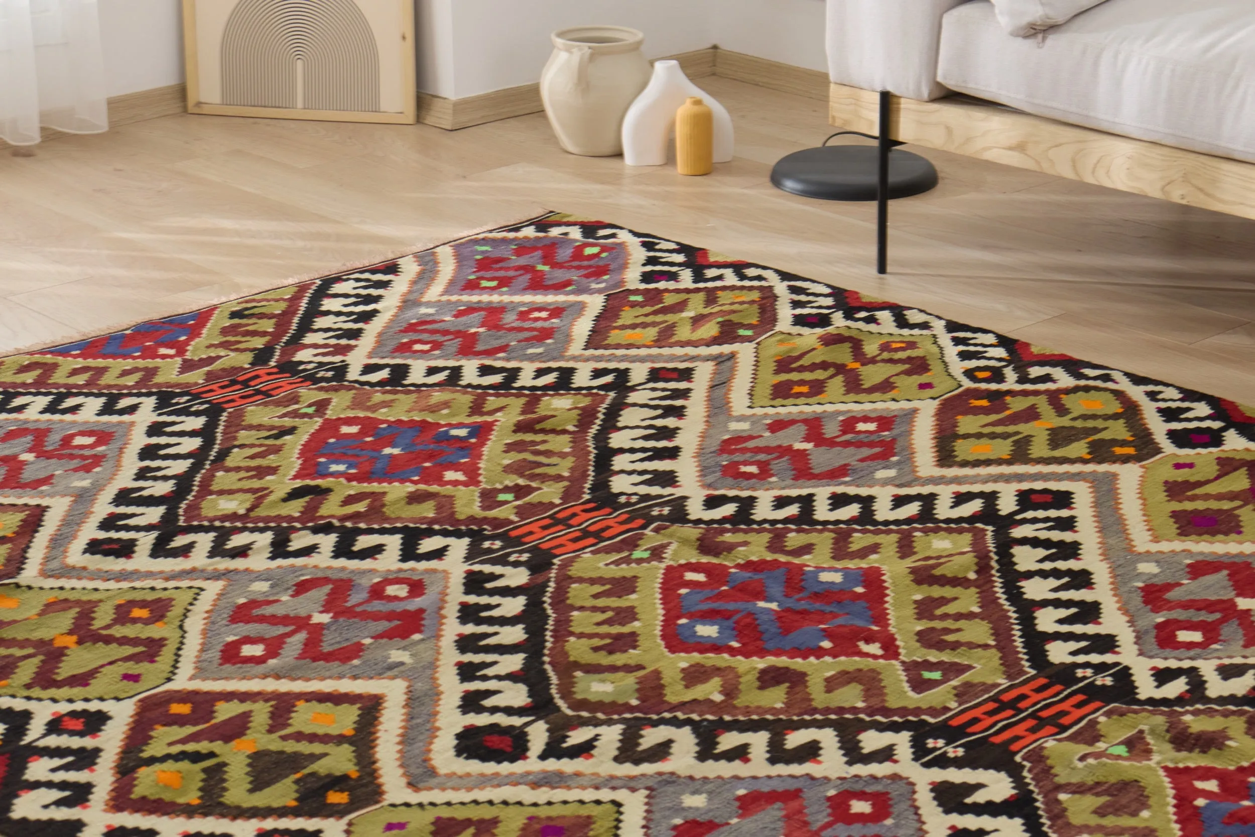 Nola - Vintage Turkish Kilim Rug