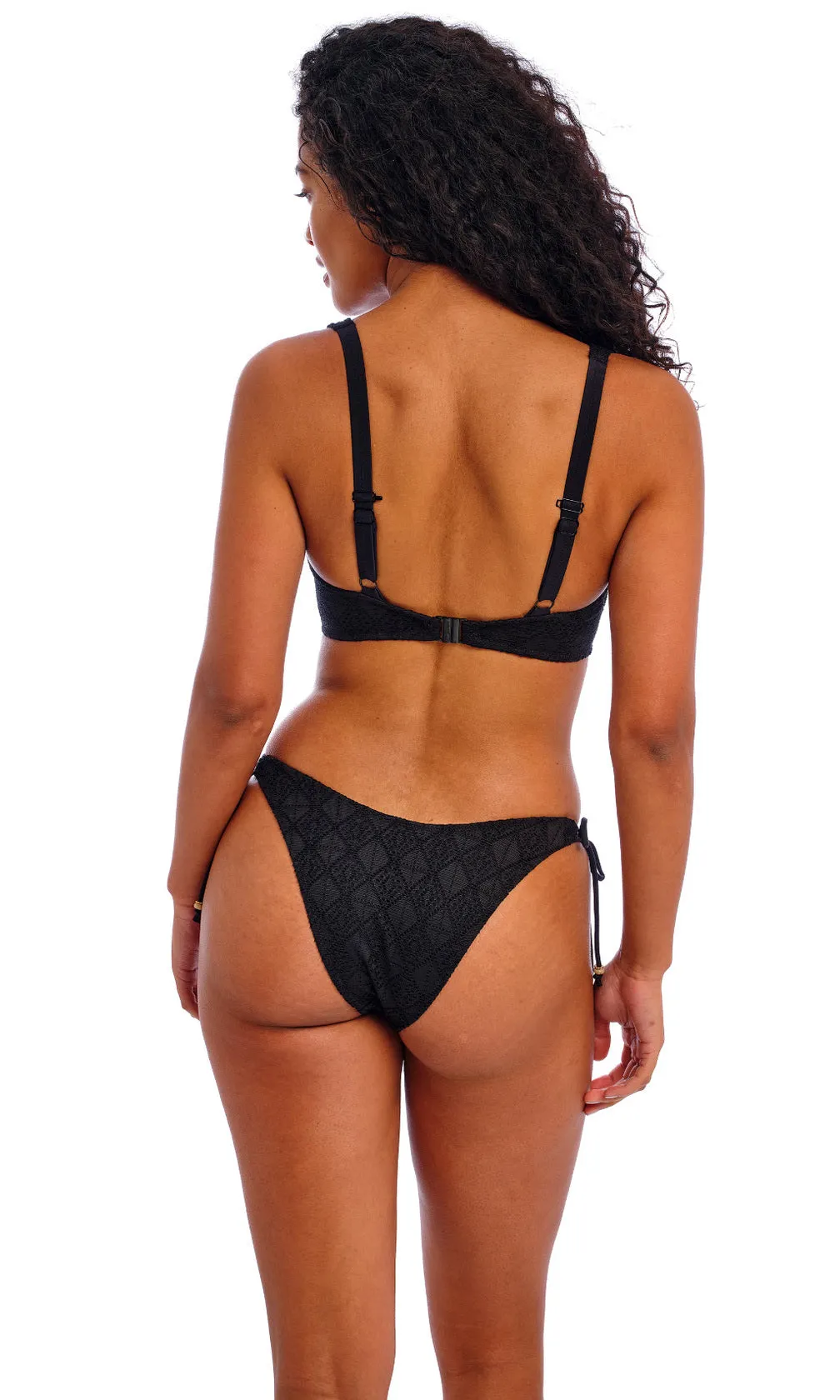 Nomad Nights Black High Leg Bikini Brief, Special Order XS - XL