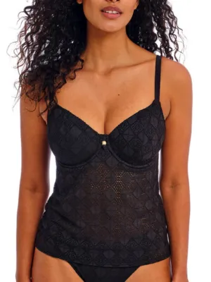 Nomad Nights Tankini Top - Black