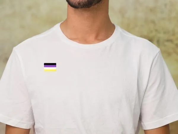 Non-Binary Flag Silicone Pins