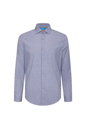 Non-Iron Easy Care Smart Fit Check Shirt with Pocket