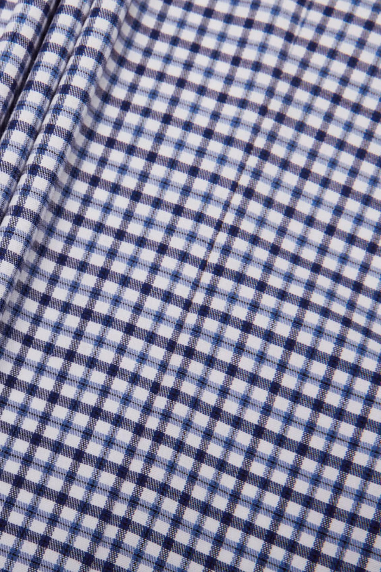 Non-Iron Easy Care Smart Fit Check Shirt with Pocket