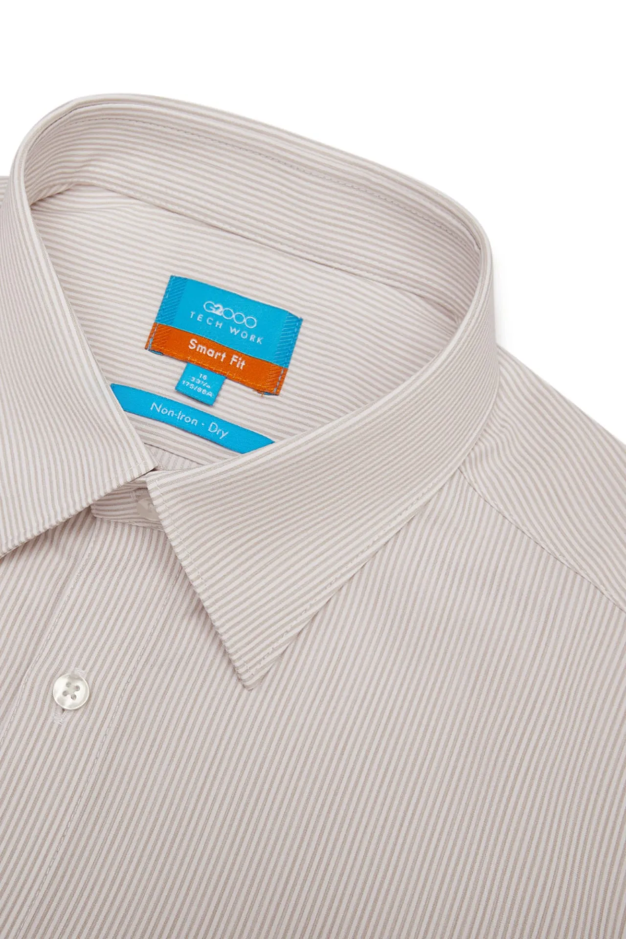 Non-Iron Quick Dry Smart Fit Stripe Shirt