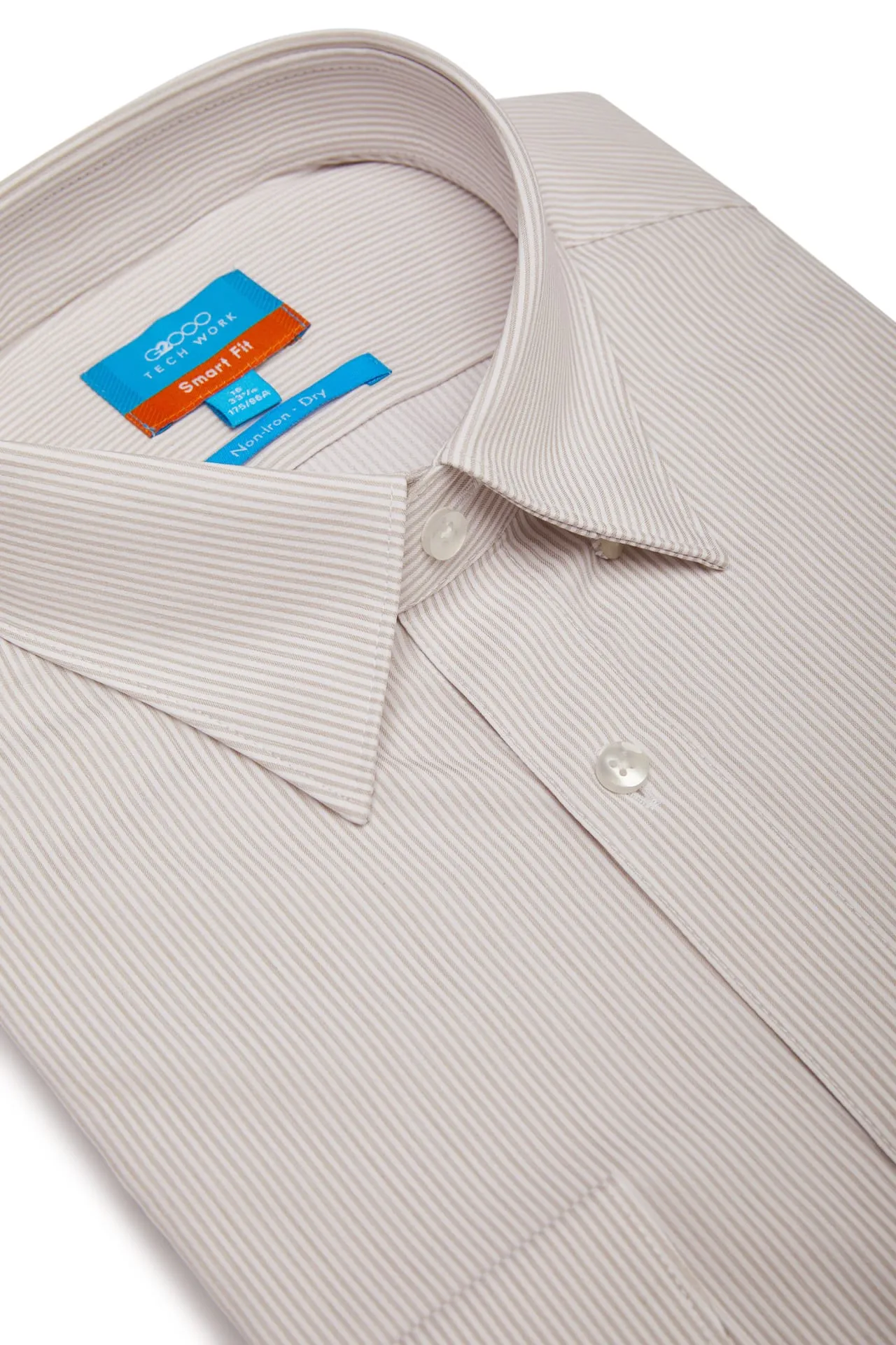 Non-Iron Quick Dry Smart Fit Stripe Shirt