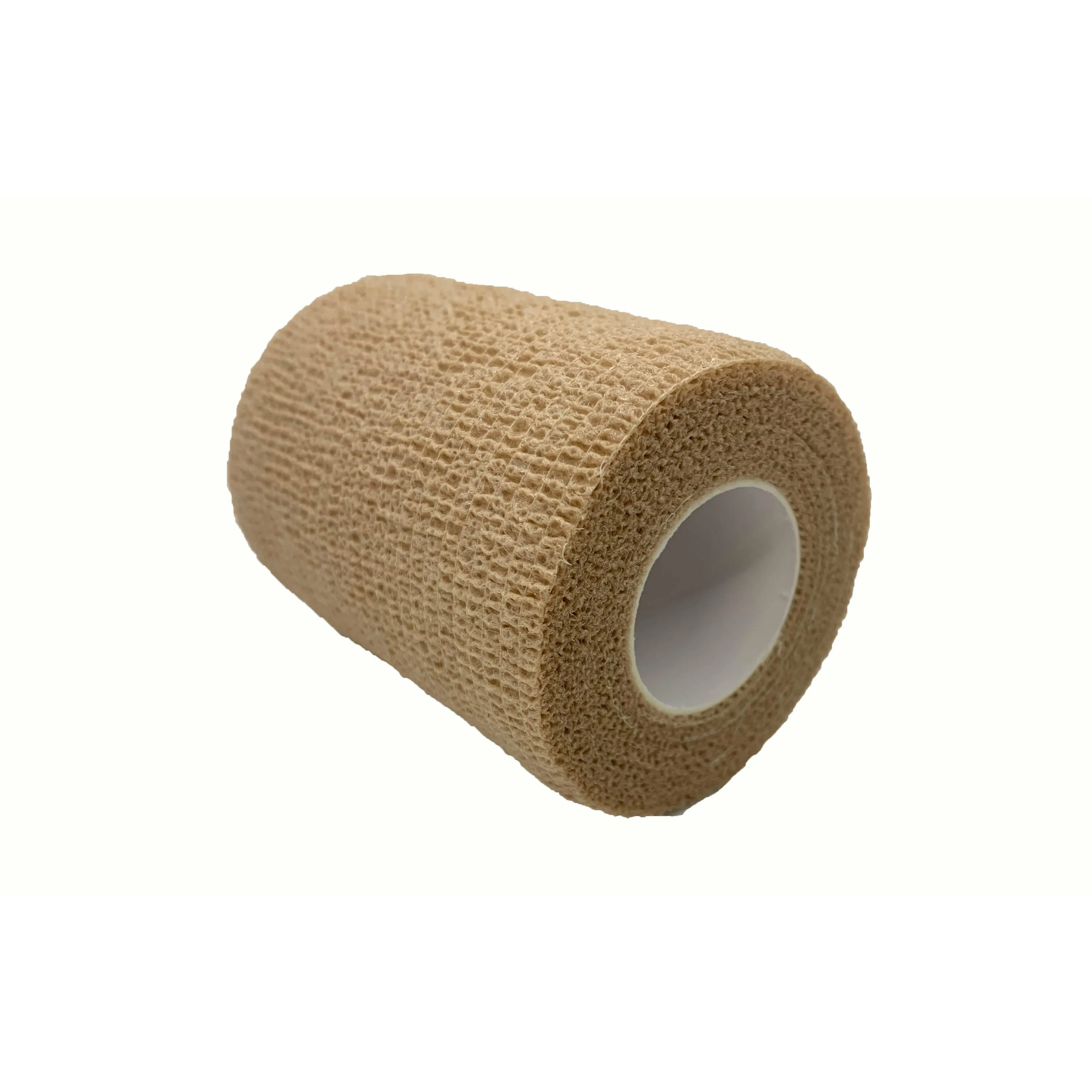 Non-Woven Cohesive Bandage Wrap, Self Adherent, (Tan)