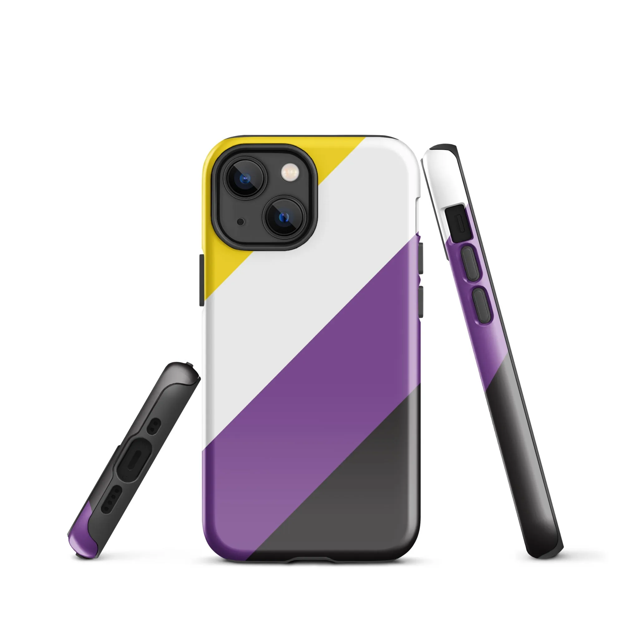 Nonbinary Enby Pride Tough Case for Apple iPhone