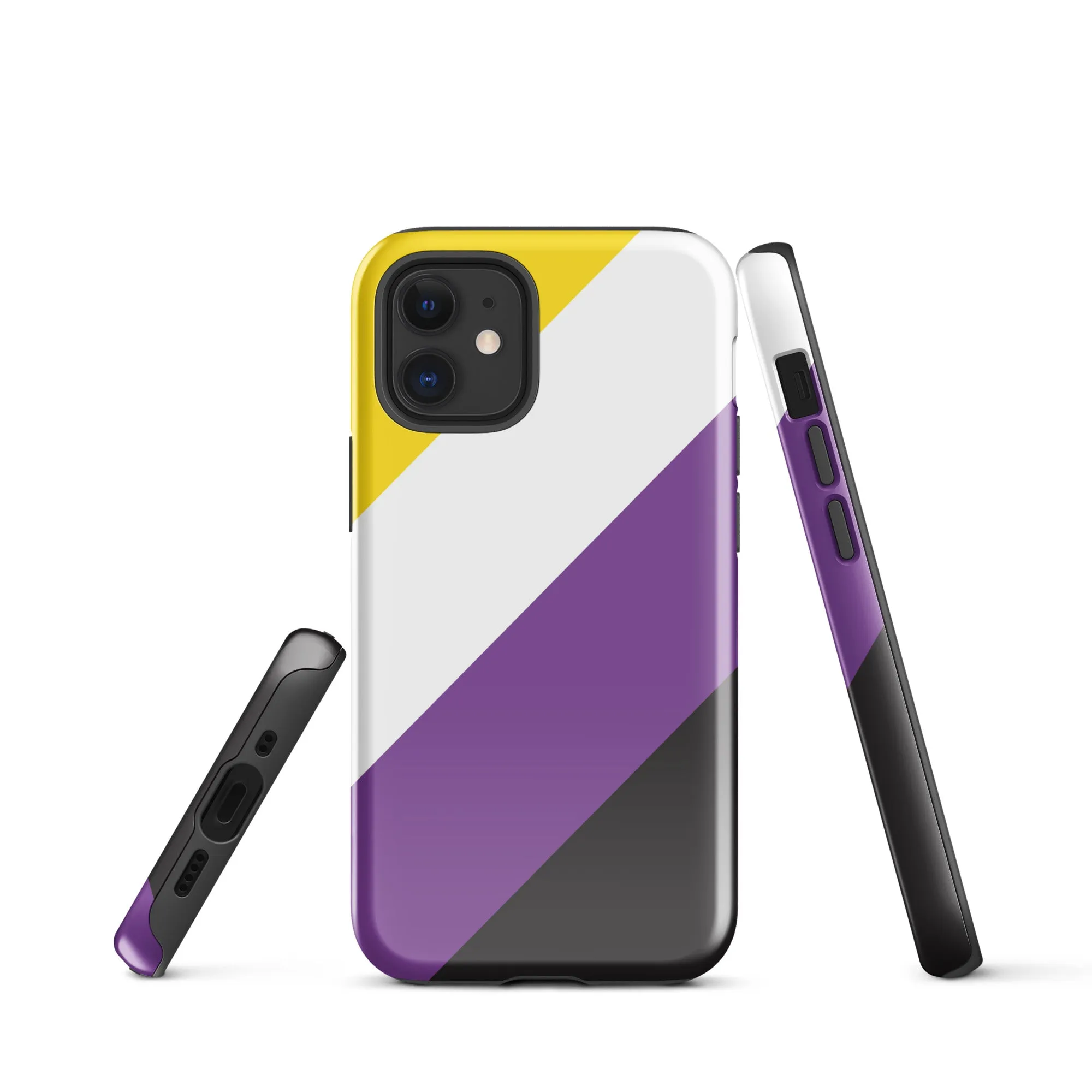 Nonbinary Enby Pride Tough Case for Apple iPhone