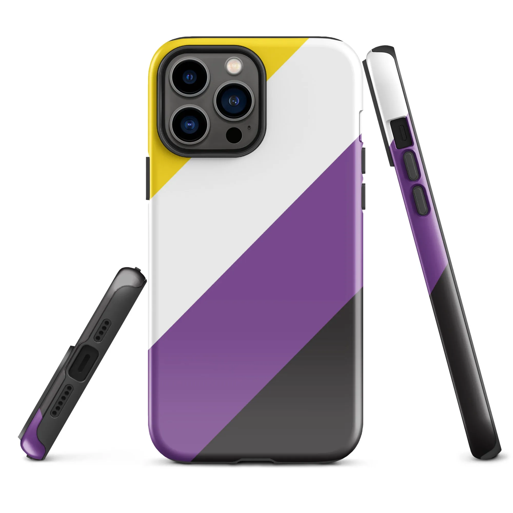 Nonbinary Enby Pride Tough Case for Apple iPhone