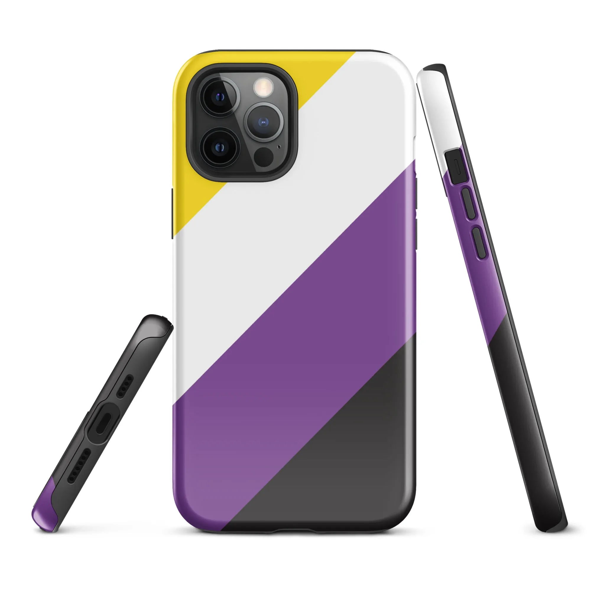 Nonbinary Enby Pride Tough Case for Apple iPhone