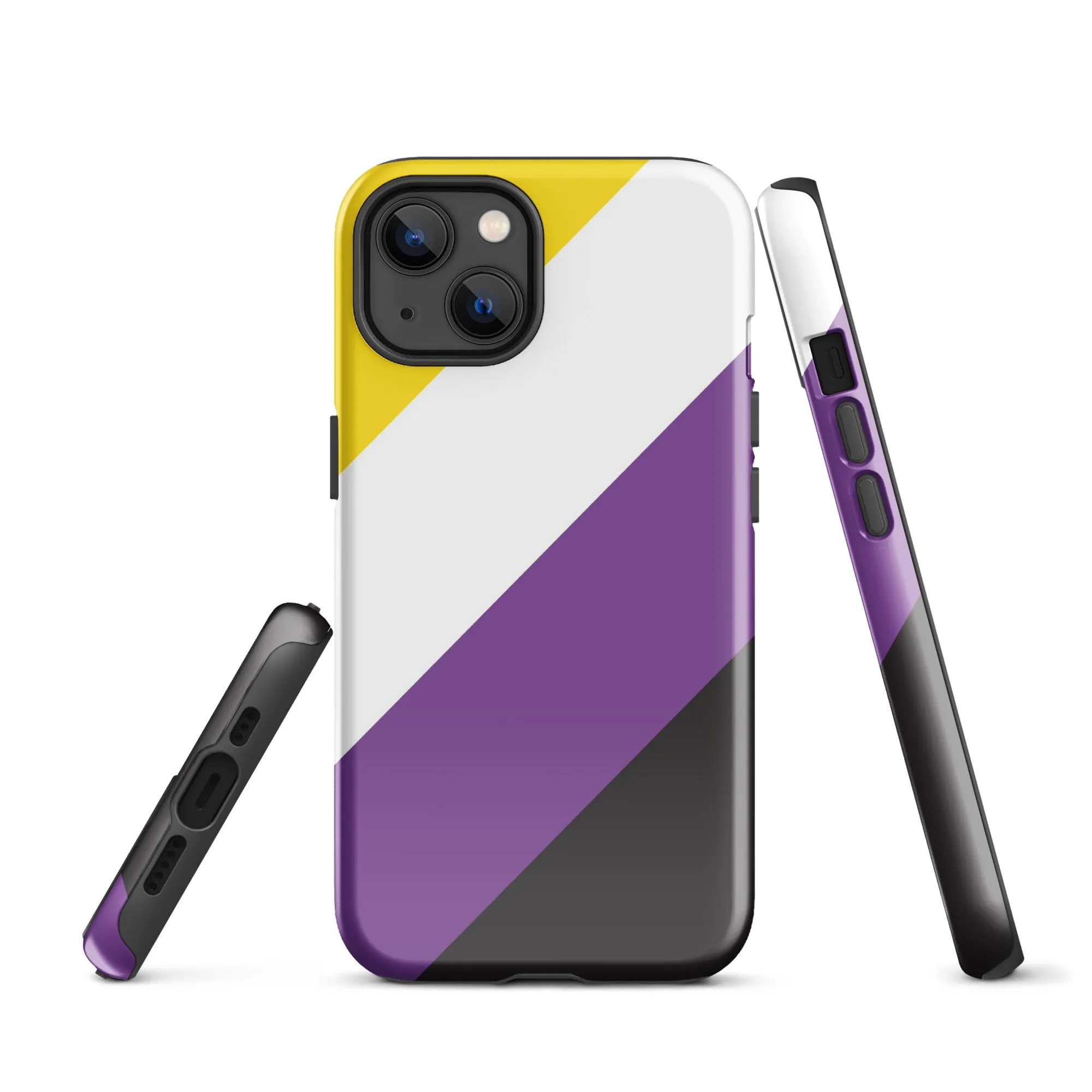 Nonbinary Enby Pride Tough Case for Apple iPhone