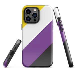 Nonbinary Enby Pride Tough Case for Apple iPhone