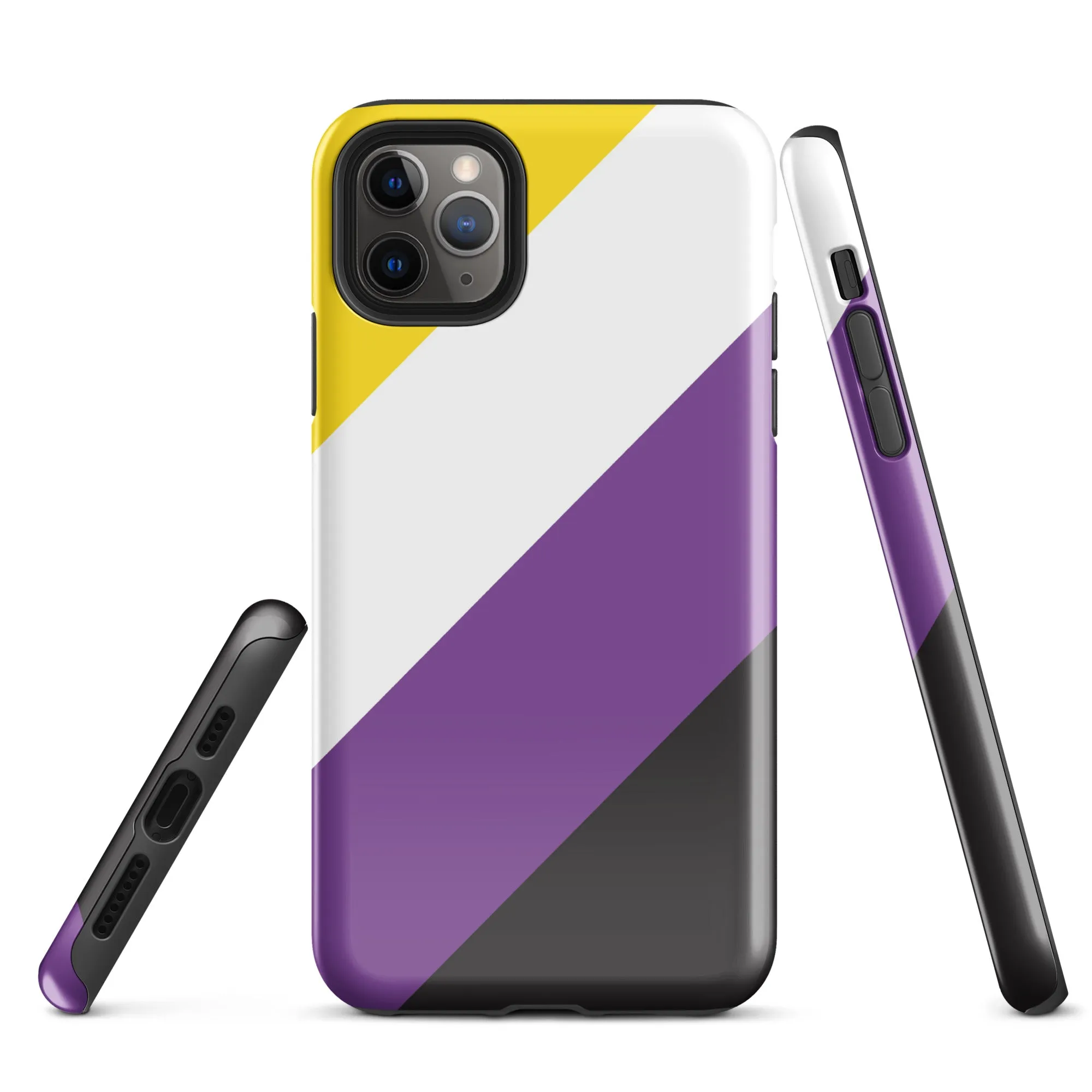 Nonbinary Enby Pride Tough Case for Apple iPhone