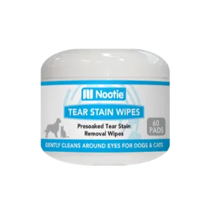 Nootie Tear Stain Wipes for Dogs & Cats, 60 Ct