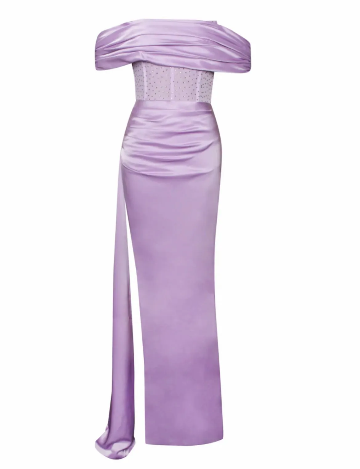 NORA CORSET SATIN GOWN