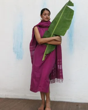 Nora Handwoven Linen Dupatta - Breathe