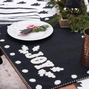 Nordic Joy Onyx Table Linens