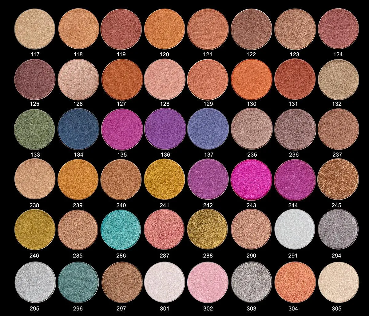 Normal Eyeshadow Sample Pack (163 colors)