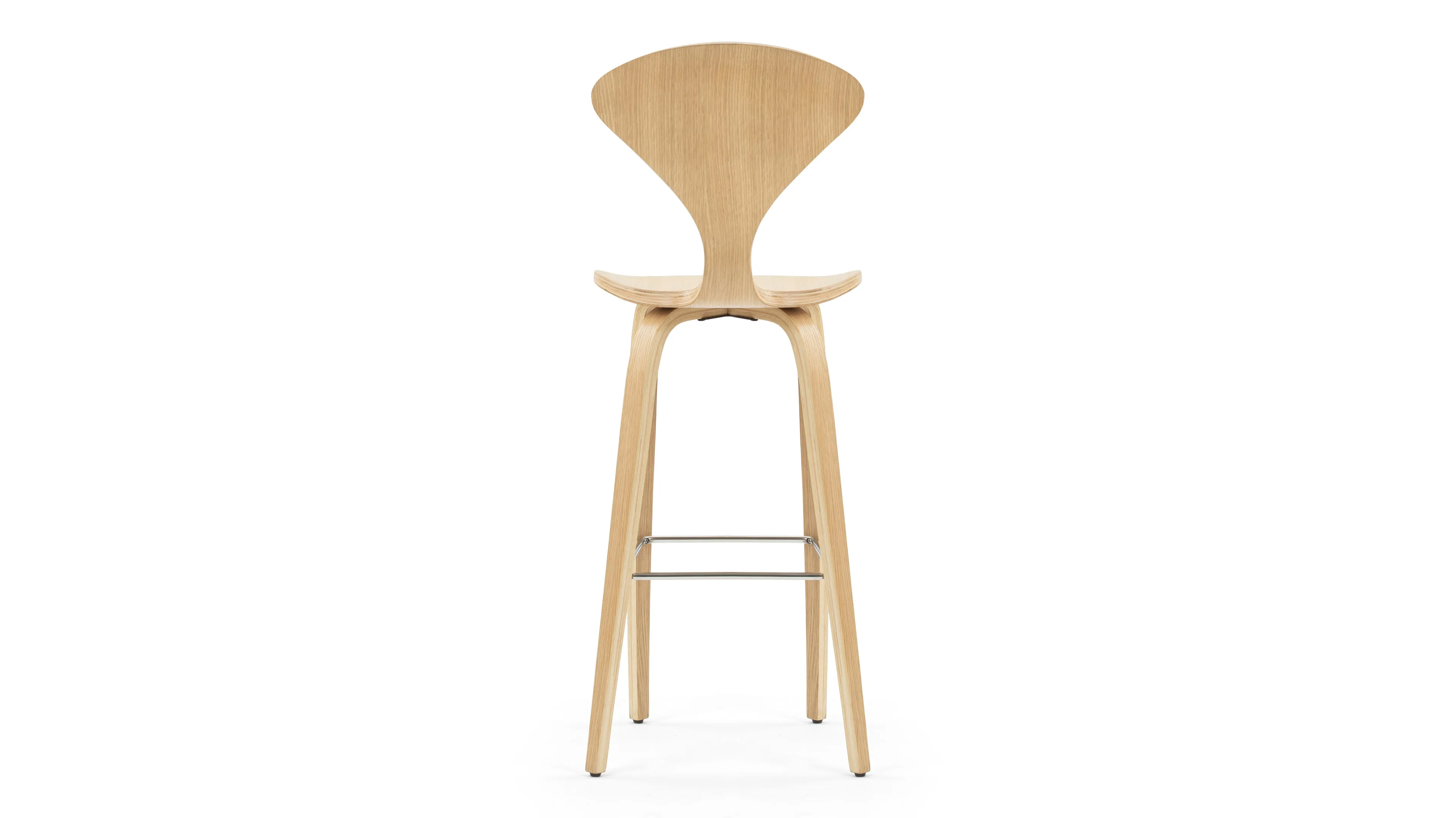 Norman - Norman Bar Stool, Oak, 29.5" Seat Height