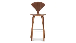 Norman - Norman Bar Stool, Walnut, 29.5" Seat Height