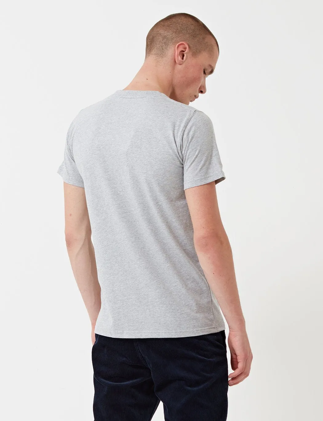 Norse Niels Projects Standard T-Shirt - Light Grey Melange