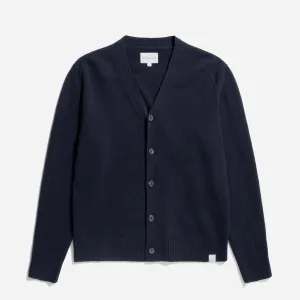 Norse Standard Merino Lambswool Cardigan - Dark Navy