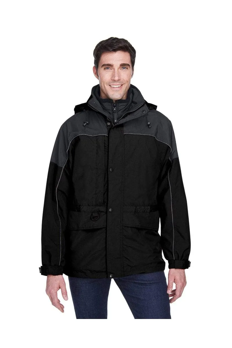 North End 88006: Adult 3-in-1 Two-Tone Parka