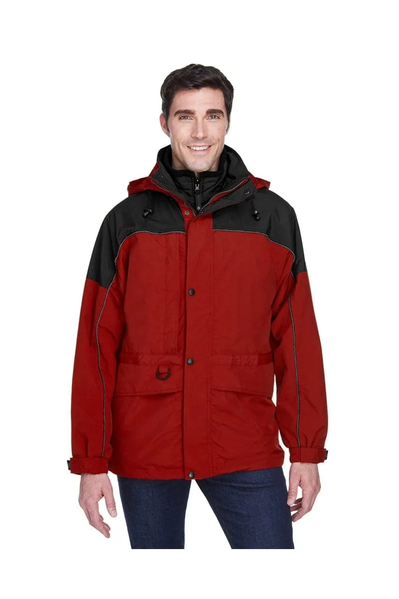 North End 88006: Adult 3-in-1 Two-Tone Parka