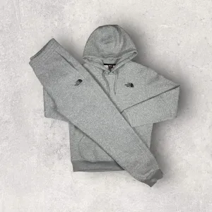 NORTH FACE FLEECE TRACKSUIT - GREY