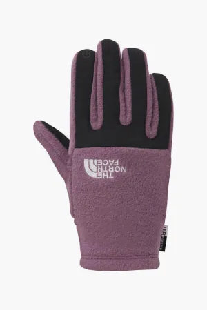 North Face Kids Denali Etip Glove - Pikes Purple (Size 2-5Y left)