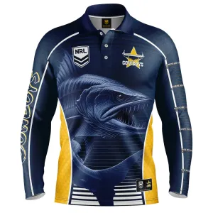 North QLD Cowboys Kids Barracuda Fishing Shirt