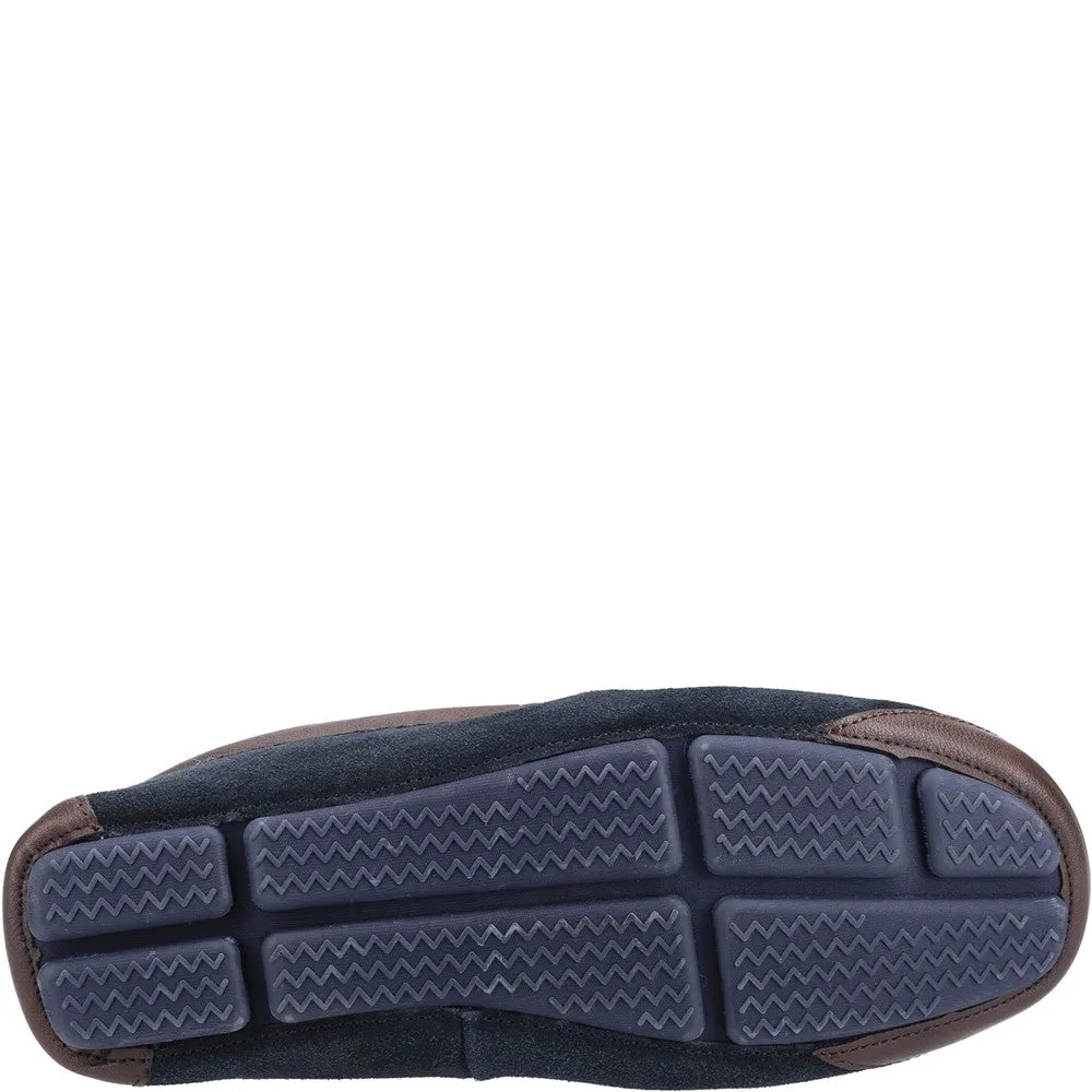 Northwood Sheepskin Moccasin Slippers Navy