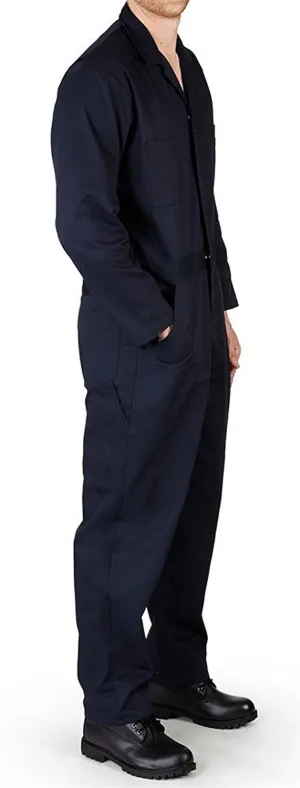 Norty - Mens Long Sleeve Basic Blended Work Coverall