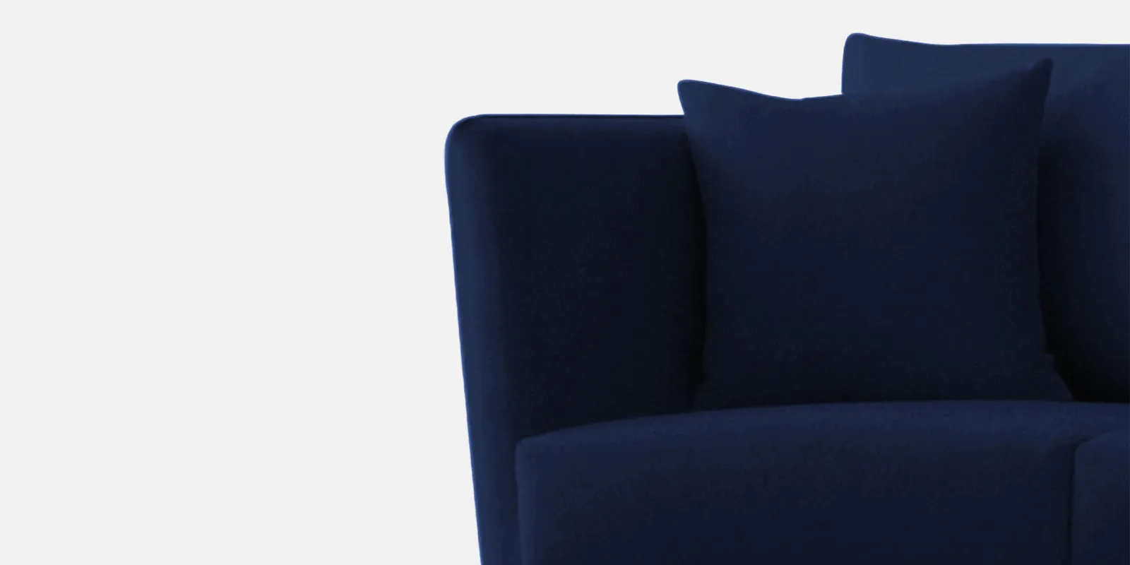 Norway Velvet 3 Seater Sofa In Indigo Blue Colour