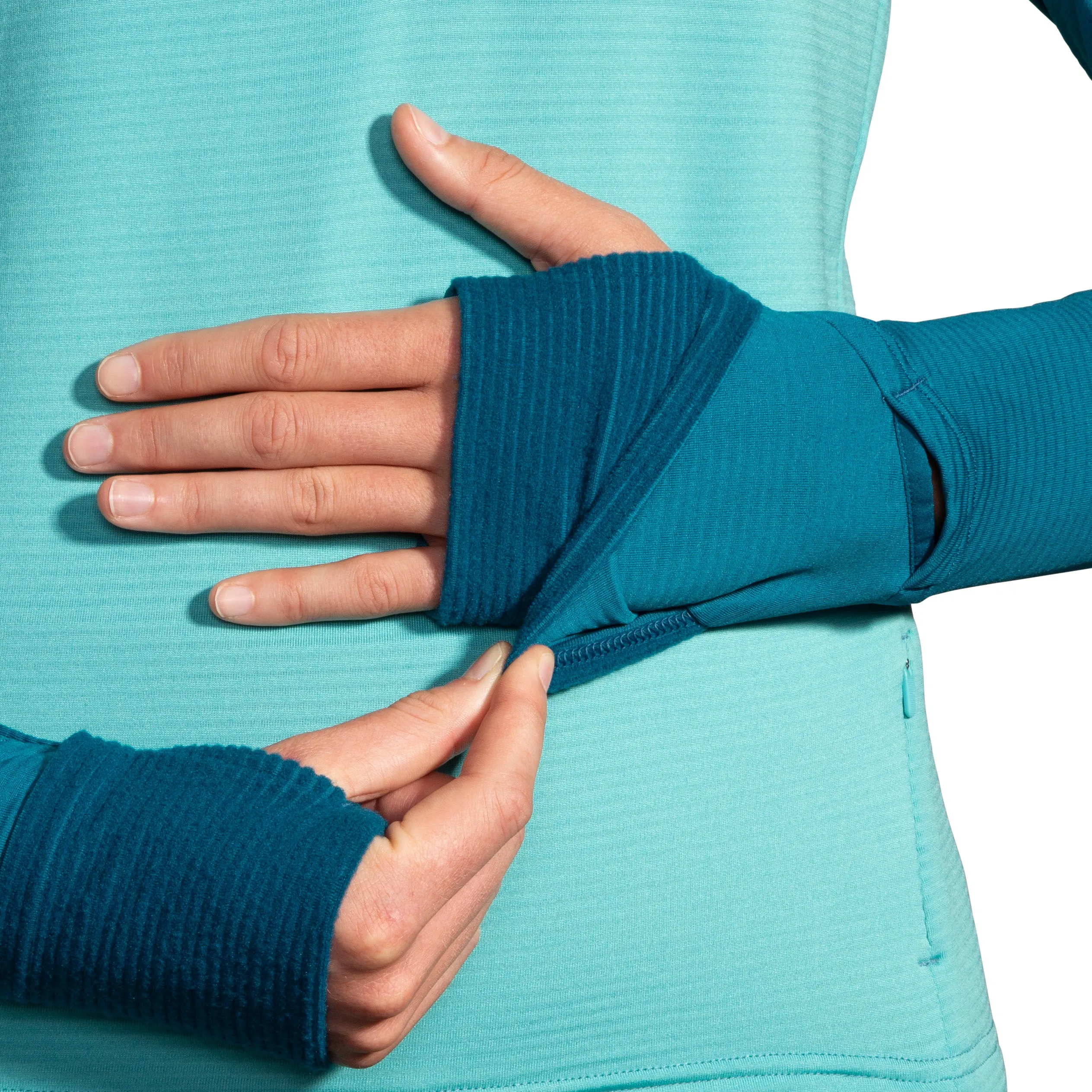 Notch Thermal Hoodie 2.0 | Aqua/Moroccan Blue