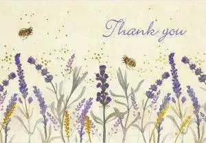 NOTE CARD - LAVENDER & HONEY