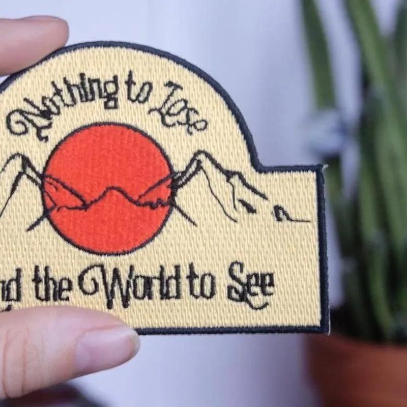 Nothing To Lose Mountain Vintage Retro Patch