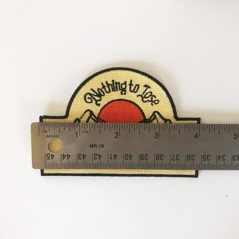 Nothing To Lose Mountain Vintage Retro Patch