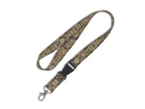 Notre Dame ND Fighting Irish WinCraft Camo Snap Buckle NCAA Keychain Lanyard