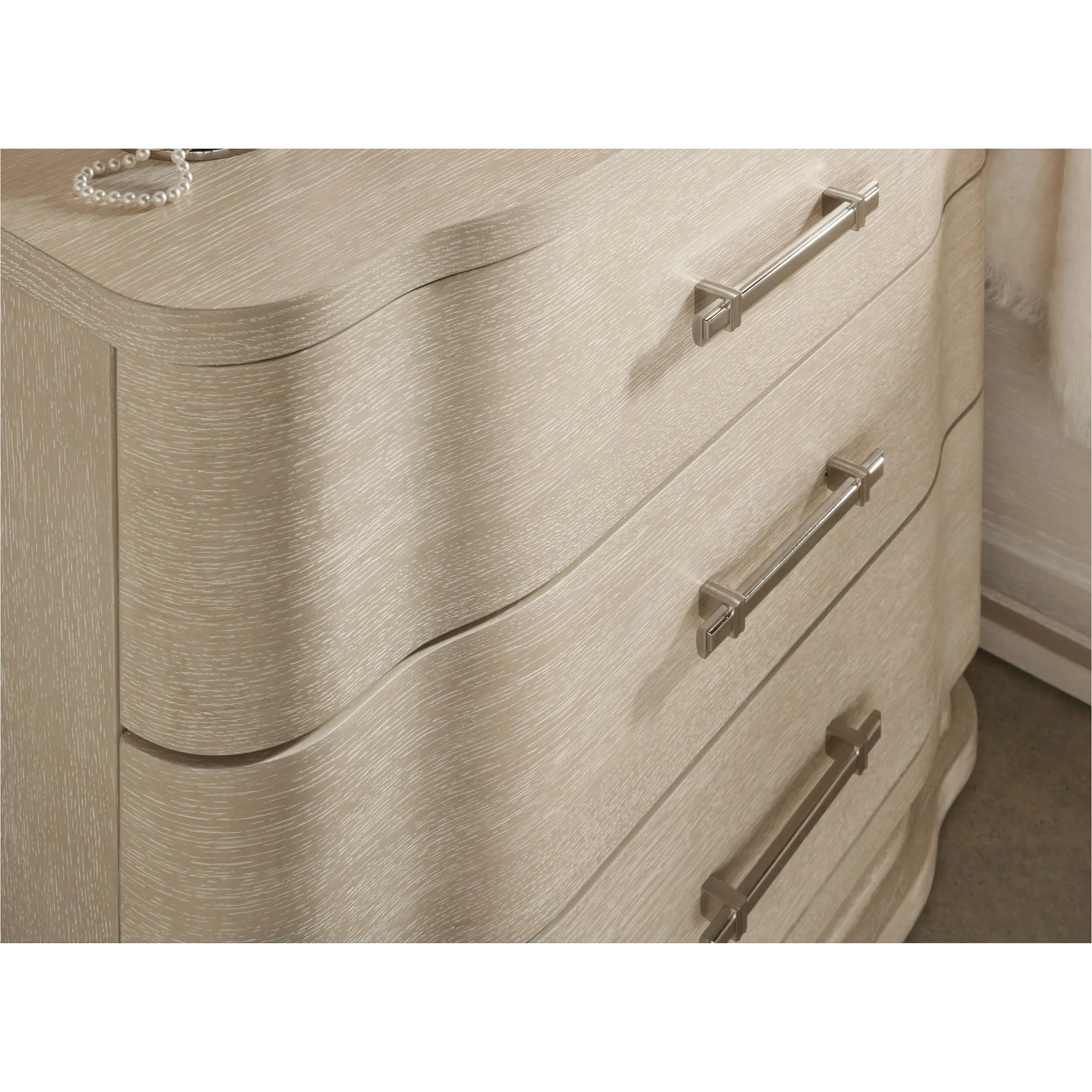 Nouveau Chic 3 Drawer Nightstand