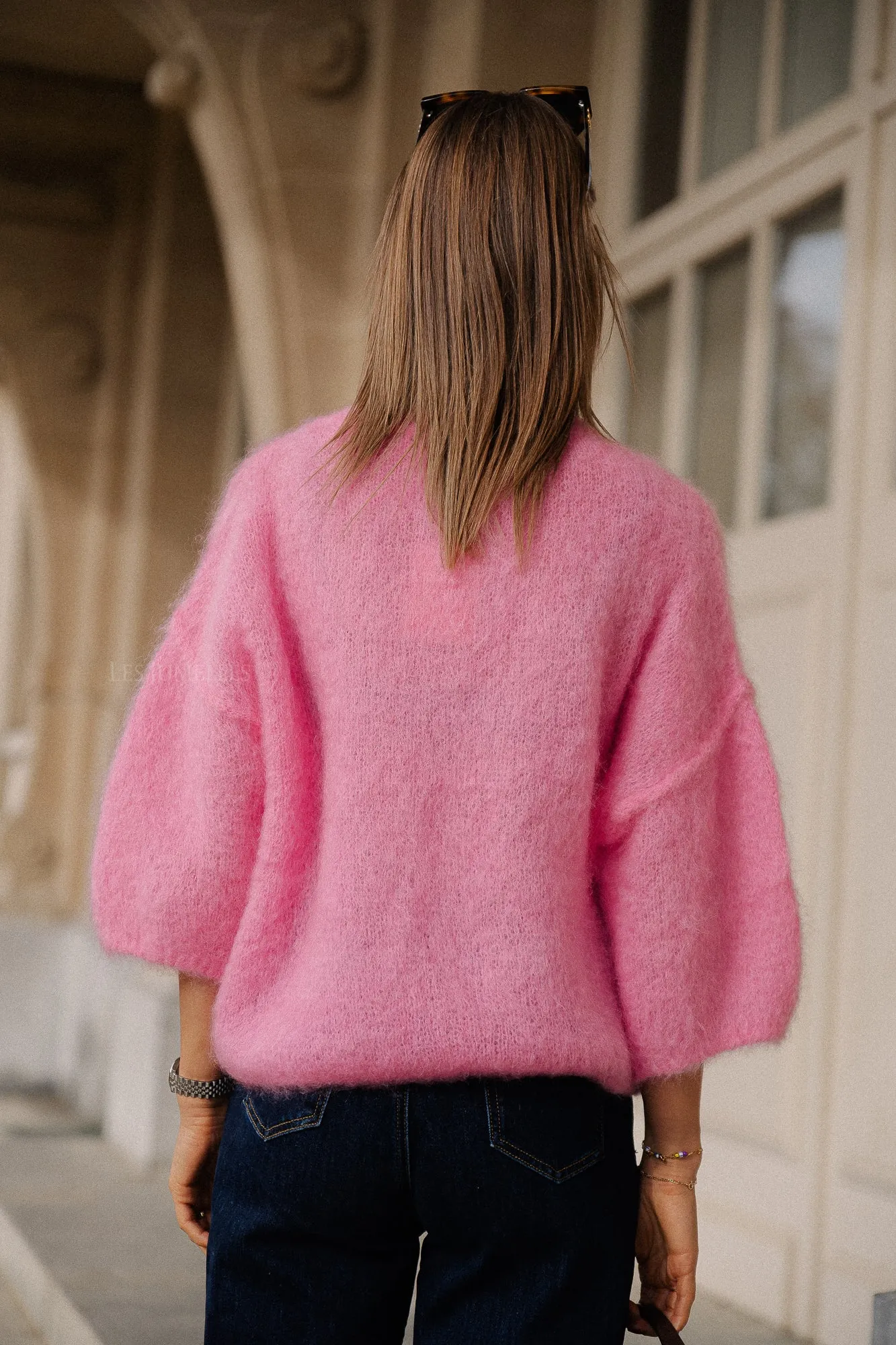 Nova mohair jumper pink