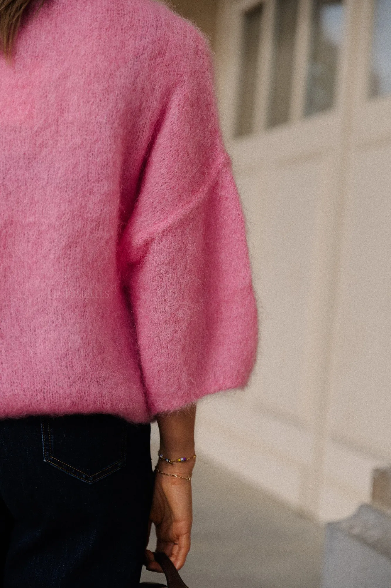 Nova mohair jumper pink