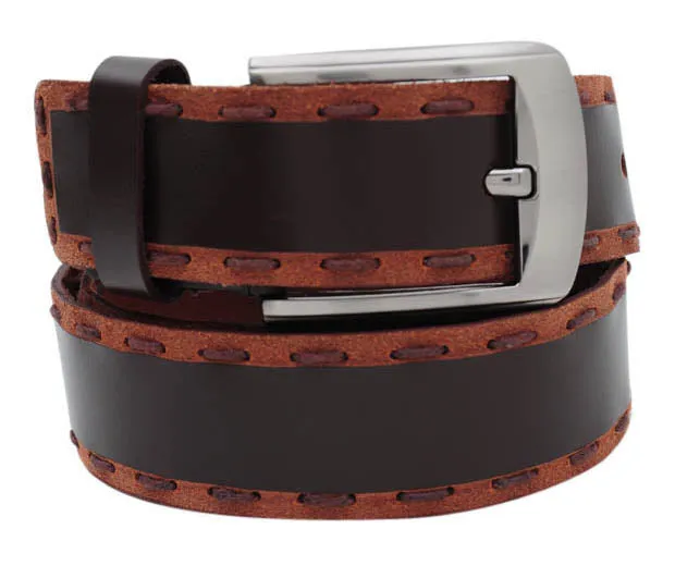 NovaPull Weaved Casual Mens Leather Belt