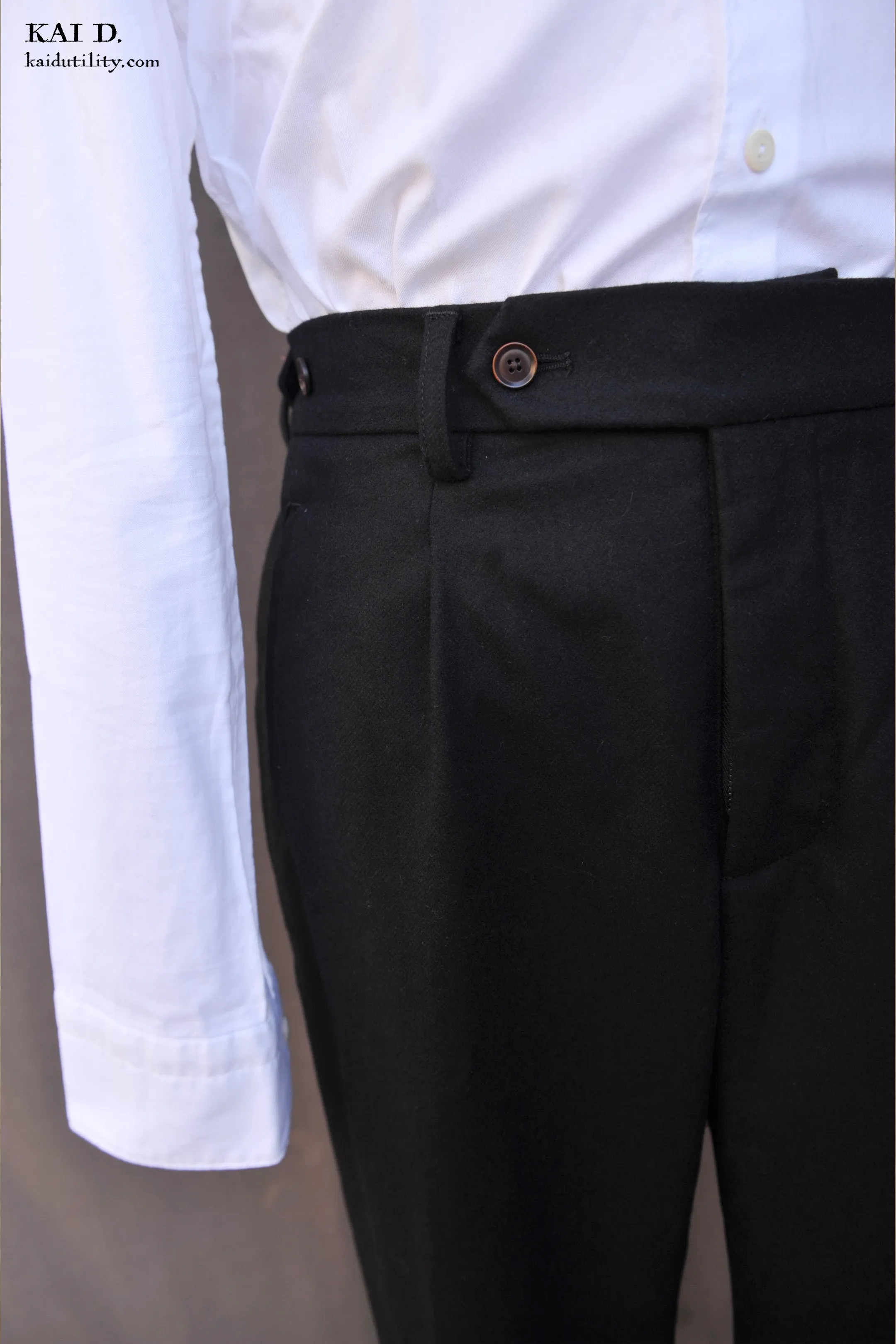 Novelist Trousers - Wool Cashmere - 32, 34, 36