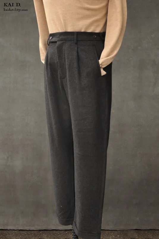 Novelist Trousers - Wool Flannel - 34, 36